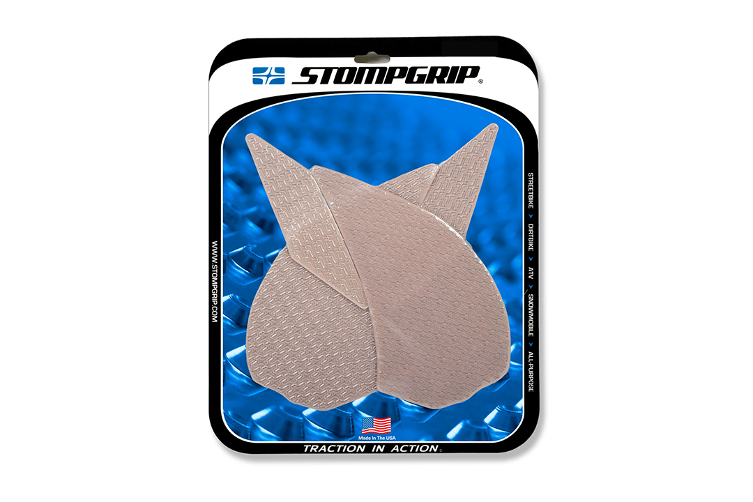 Stompgrip Traction Pads transparentes, para Kawasaki Z1000, 2010-2016