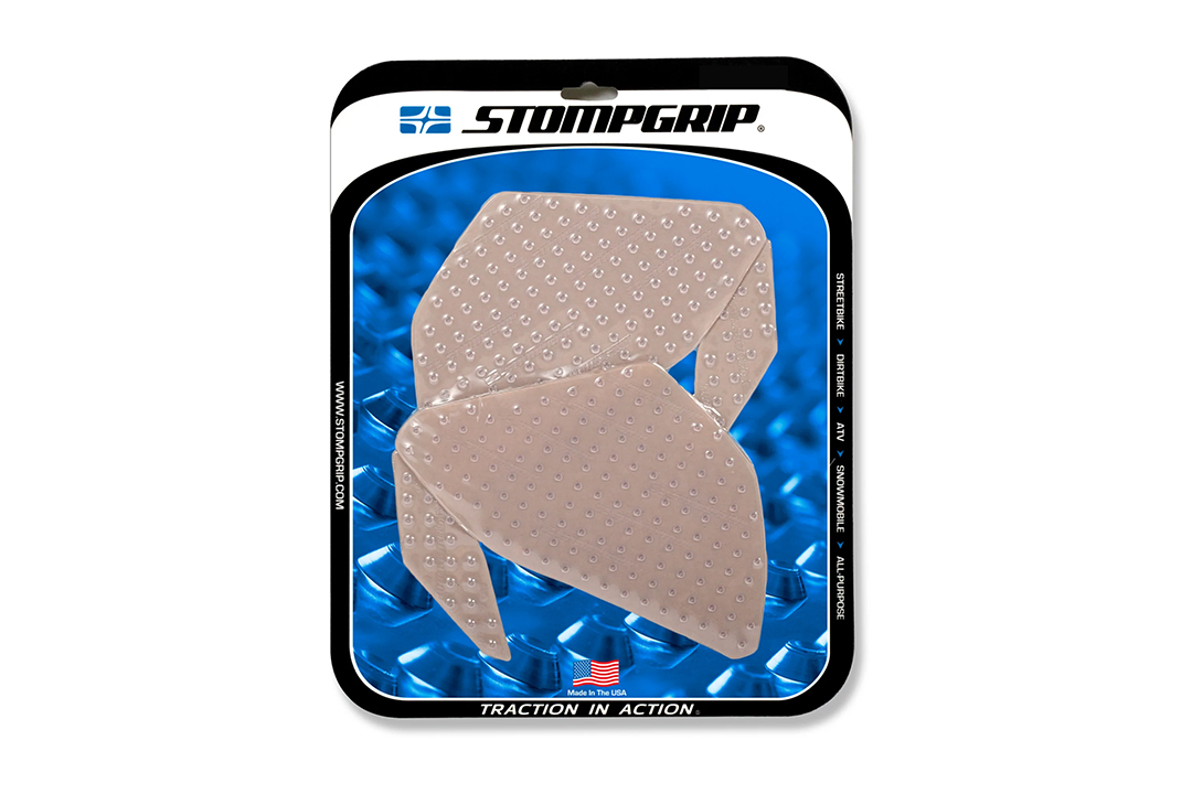 Stompgrip transparente, Volcano, para Yamaha YZF-R3, YZF-R25, 2015-2018