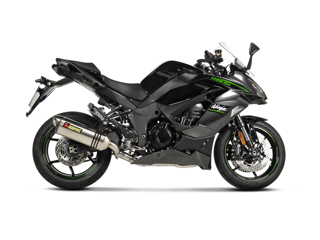 Colector de reemplazo Akrapovic (Acero Inoxidable) para Kawasaki Ninja 1100SX, 2020-2025