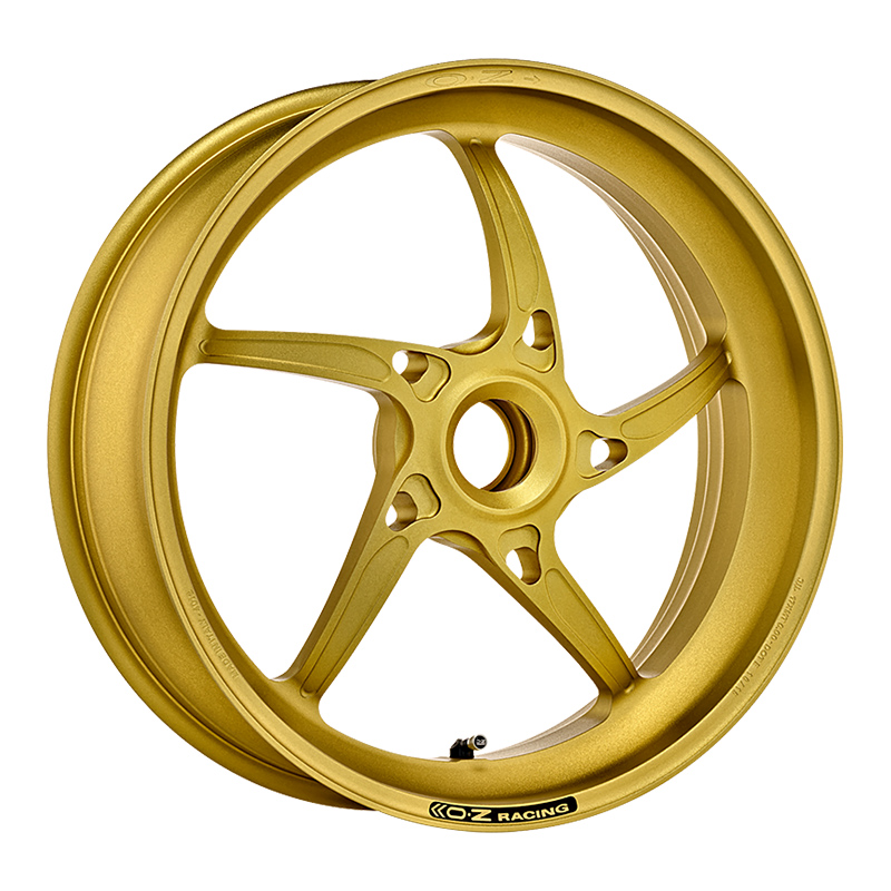Juego de llantas de aluminio OZ Piega en oro mate para Kawasaki Ninja ZX-25R Ninja, 2021