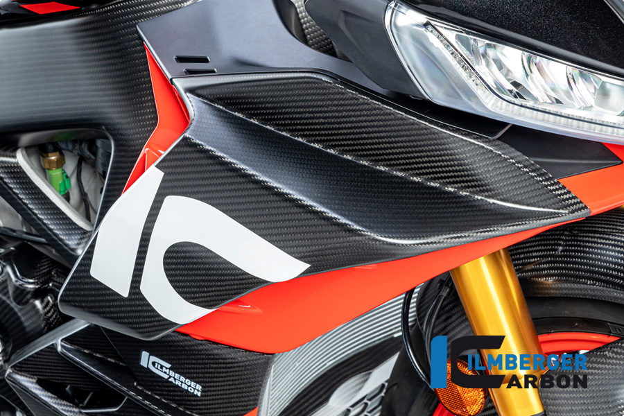 Ilmberger Carbon Winglet / Panel lateral de carenado lado derecho mate para Aprilia Tuono V4 2021-