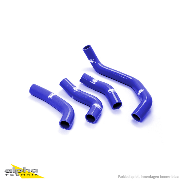 Kit de mangueras de silicona SAMCO SPORT azul para Kawasaki ZZR1100 año del modelo 1993-1998