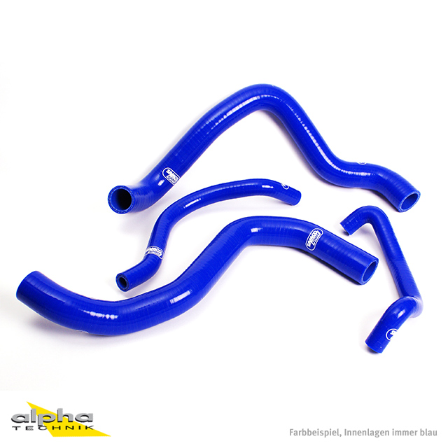 Kit de mangueras de silicona SAMCO SPORT azul para Suzuki GSXR750 año 2004