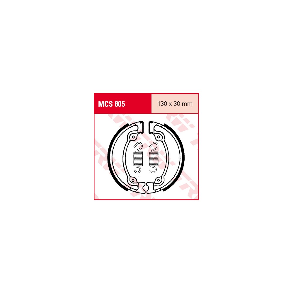 Kit de zapata freno TRW LUCAS MCS805