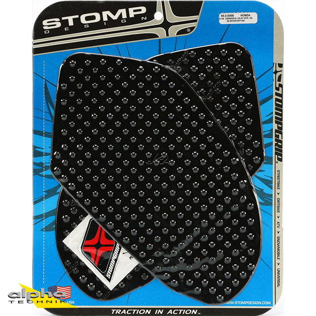 Stompgrip negro, Volcano, para Honda CBR600F, 2000- y VFR800, 2002-2013
