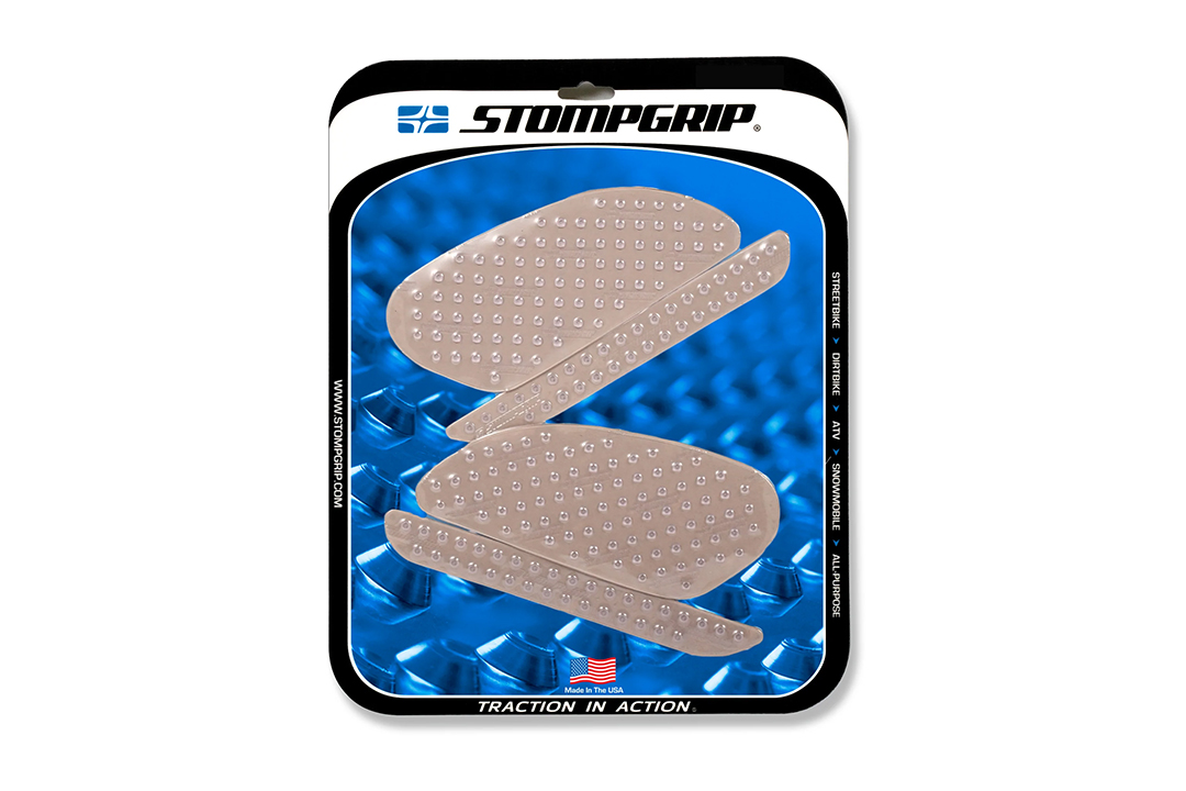 Stompgrip transparente, Volcano, para Kawasaki, Ninja 650, Z650, 2017-2025, Z400, 2019-2025