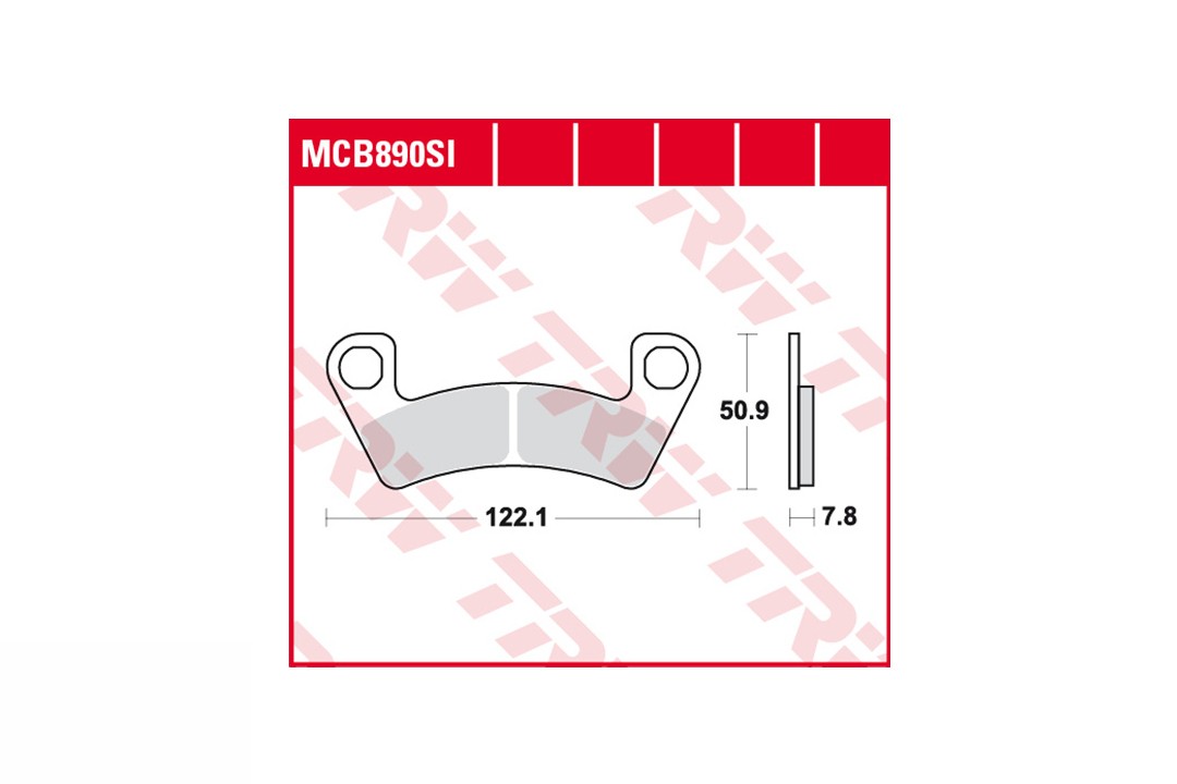 Juego de pastillas de freno TRW Sinter Offroad MCB890SI