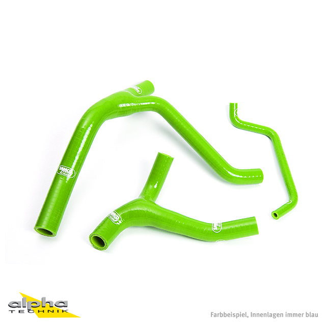 Kit de mangueras de silicona SAMCO SPORT verde para Kawasaki KX450F KLX450R años de modelo 2006-2015