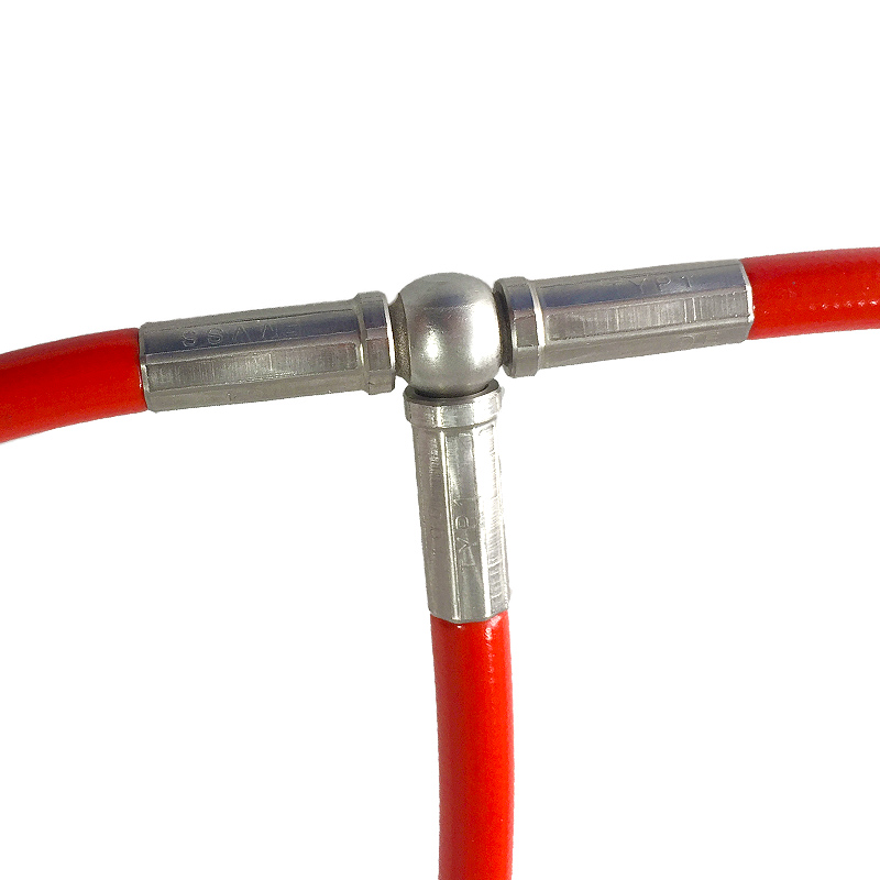 Maßanfertigung HEL Stahlflexleitung 1-Teilig