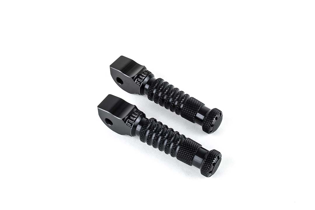 Kit de estriberas de repuesto Gilles Sport, Conductor, negro para Ducati Multistrada 950/1200/1260 S, Monster 821/1200/937