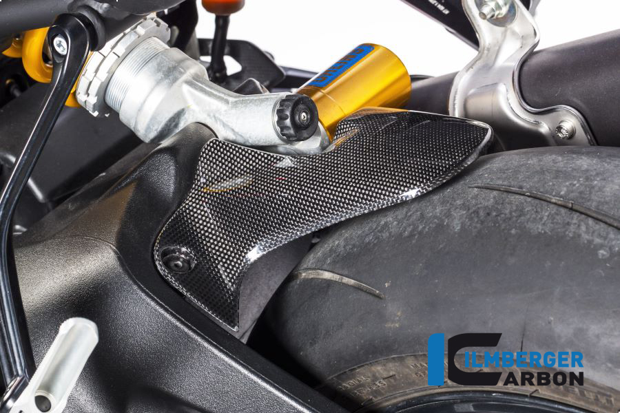 Guardabarros de carbono Ilmberger trasero, brillante Ducati Monster 1200, 1200S 2014-2016