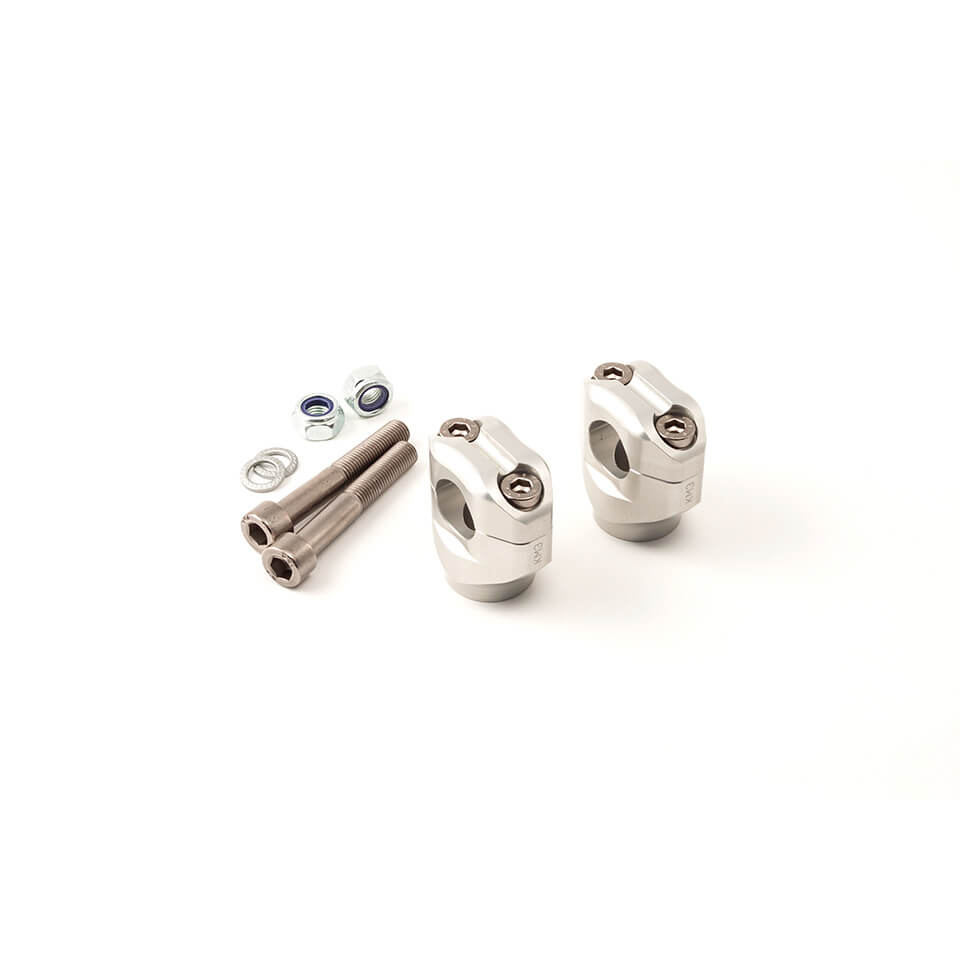 Kit de soportes de manillar LSL de 28,6 mm para Kawasaki Z900, 2017-, plata