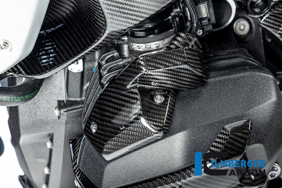 Cubierta de inyectores Ilmberger Carbon lado izquierdo, brillante, BMW R1300GS 2023-