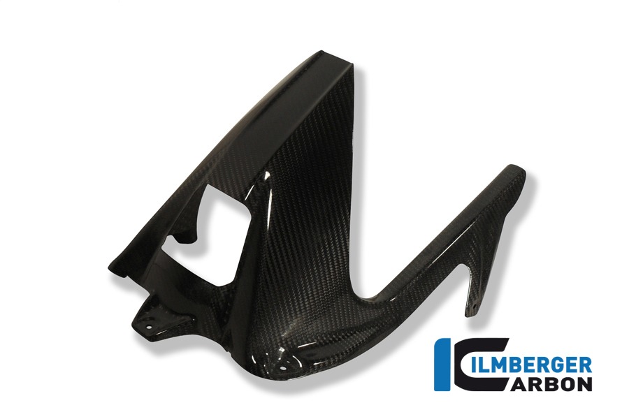 Guardabarros Ilmberger de Carbono trasero con cubrecadena con ABS, Carbono