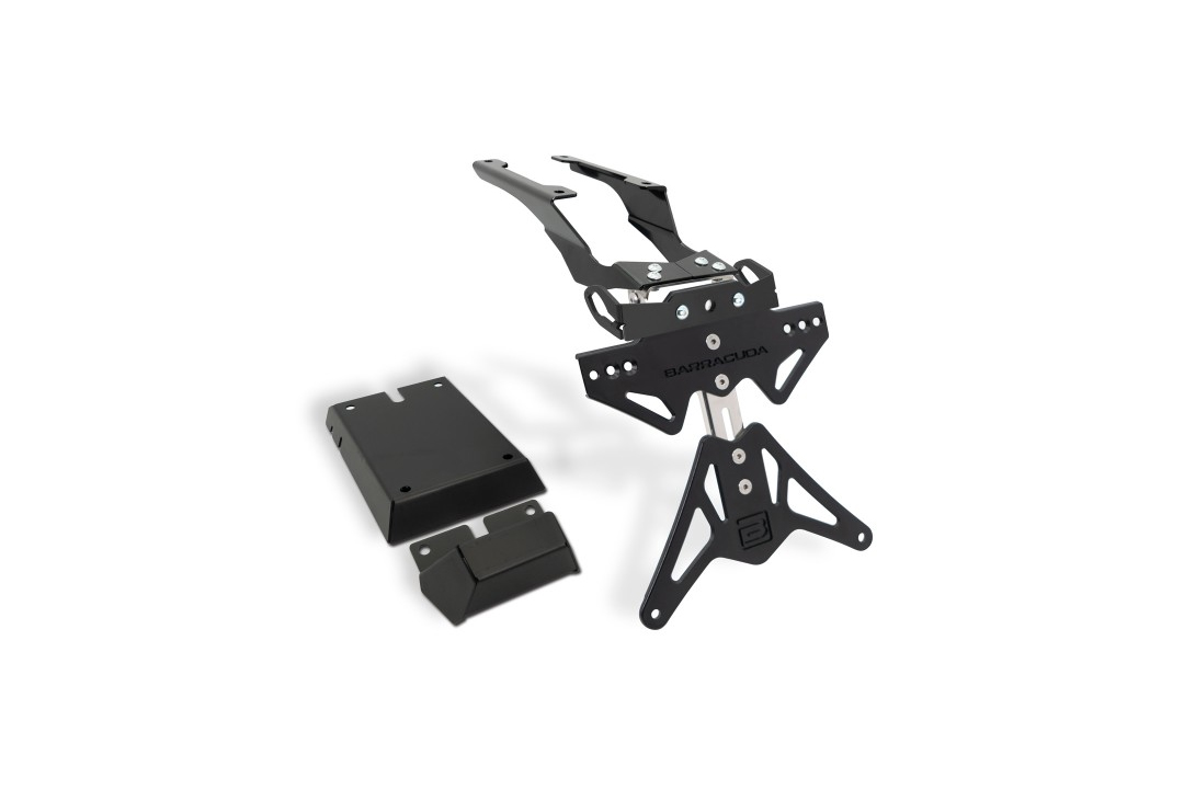 Soporte de matrícula Barracuda para Ducati MultiStrada V4S a partir del año modelo 2022- para intermitentes originales