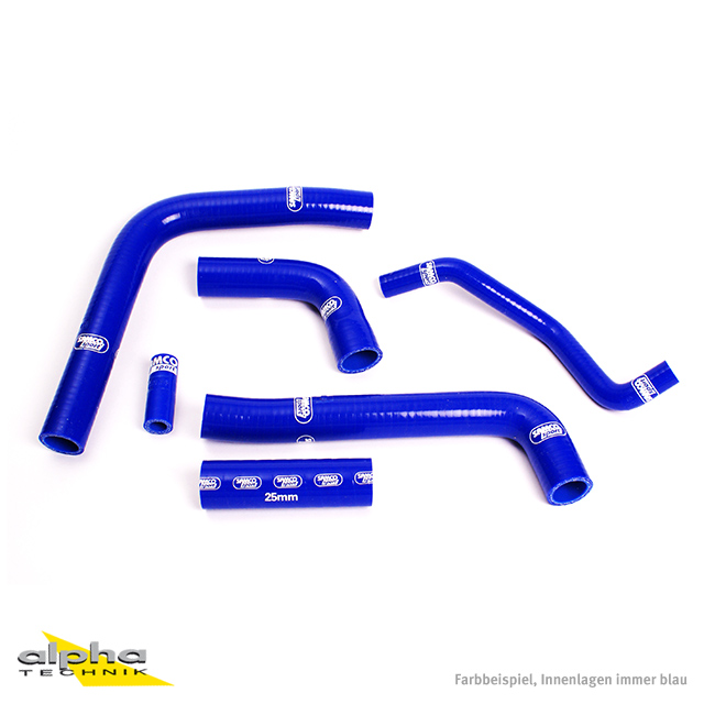Kit de mangueras de silicona SAMCO SPORT azul para Yamaha YZF600R6 año de modelo 1999-2002