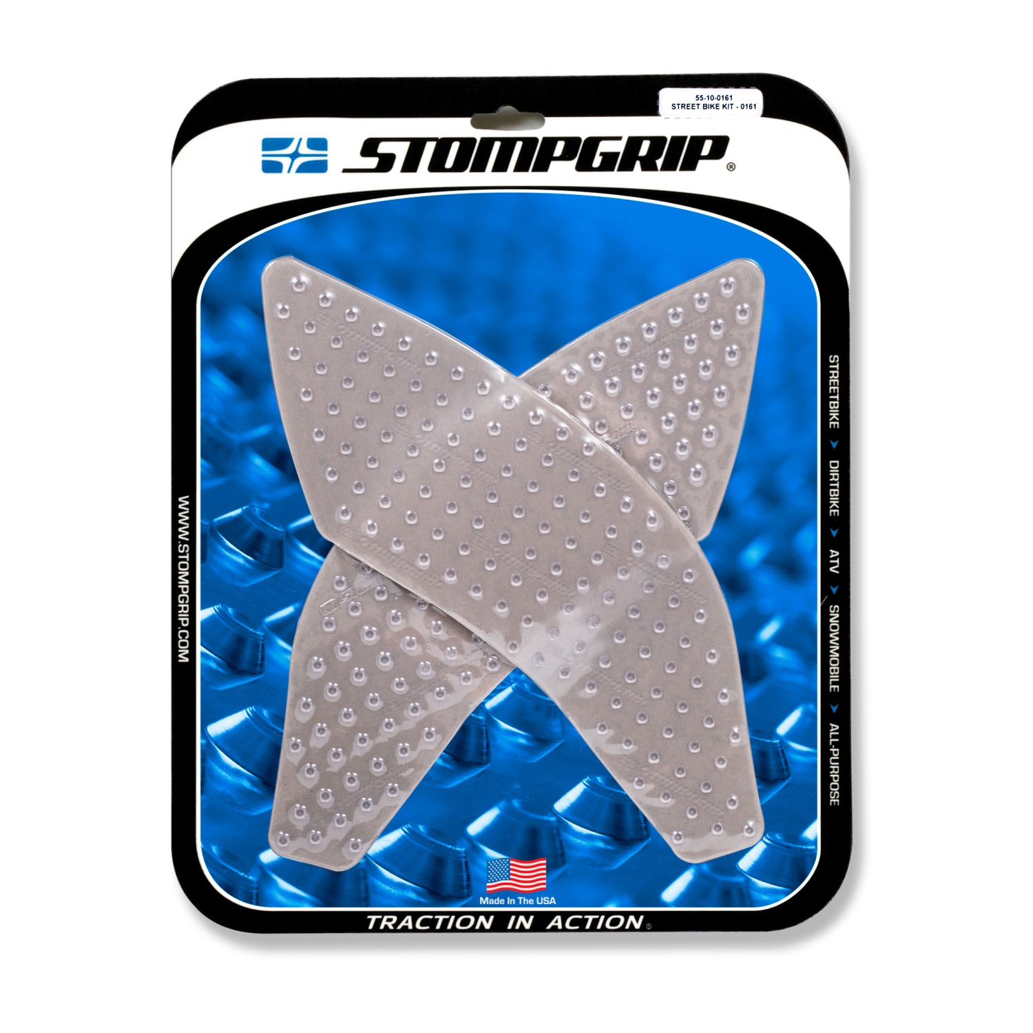 Stompgrip transparente, Volcano, para Honda CB300R / CB(R)650R, 2019-2025