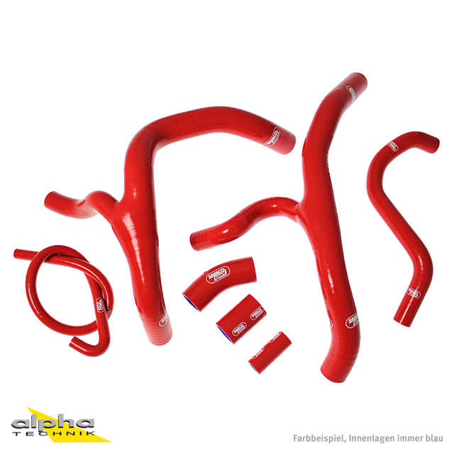 SAMCO SPORT Kit de Mangueras de Silicona Pieza en Y - Diseño Race rojo para Honda CBR1000RR Año del modelo 2012-2019