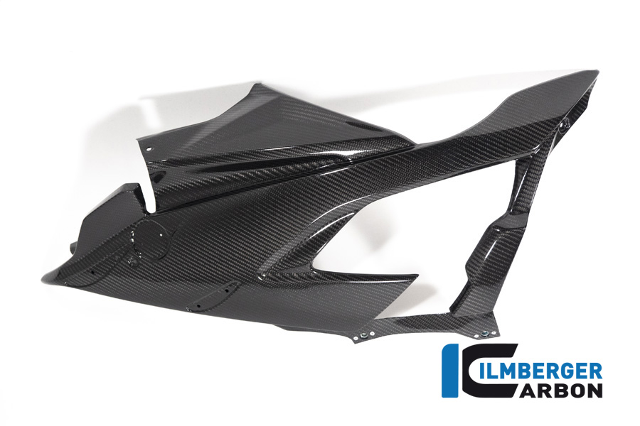 Panel lateral de carenado de carbono Ilmberger lado izquierdo Racing, brillante, BMW M1000RR 2021-