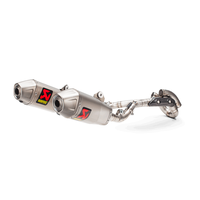 Akrapovic Racing Line (Titanium) sistema de escape para Honda CRF450R/RX Año del modelo 2017-2020