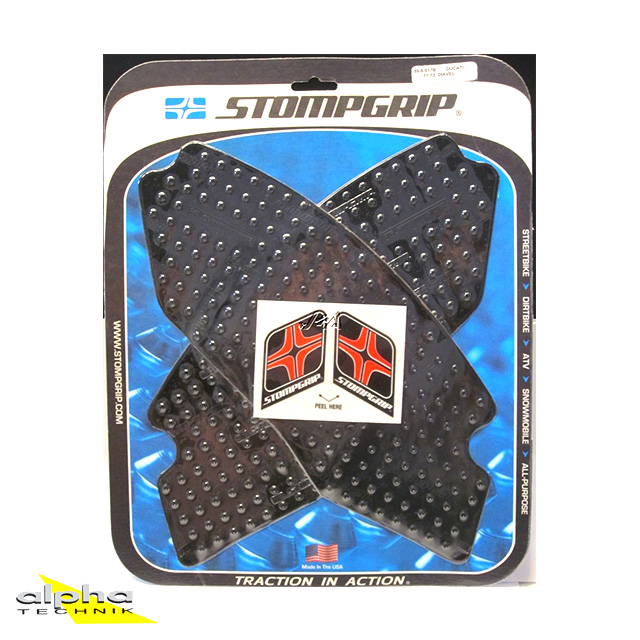 Stompgrip negro, Volcano, para Ducati Diavel 1200 (Carbono), 2011-2018, Diavel 1200 Titanium, 2015-2016