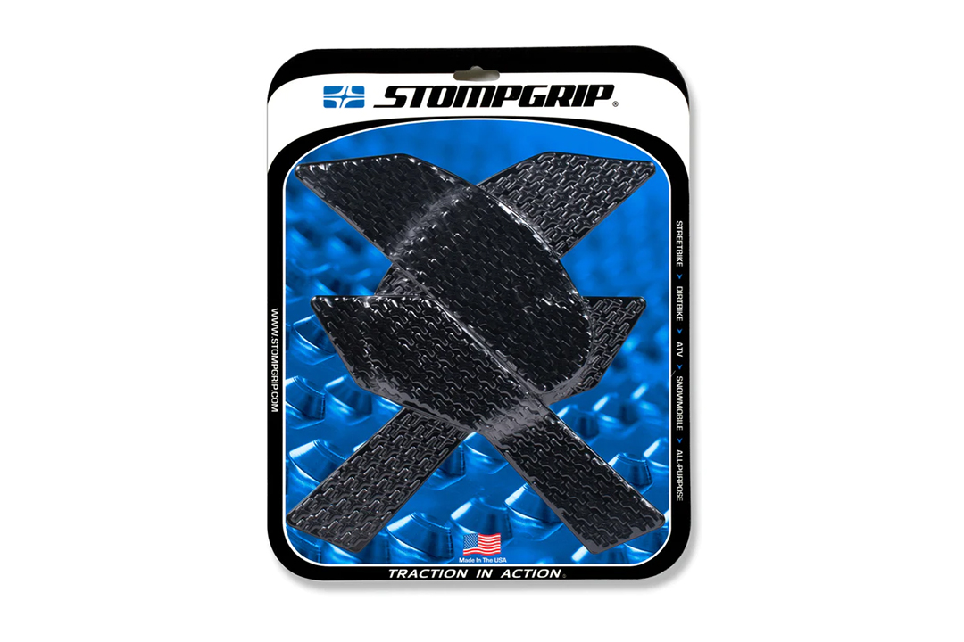 Stompgrip negro, Icon, para Kawasaki Z900, 2017-2024