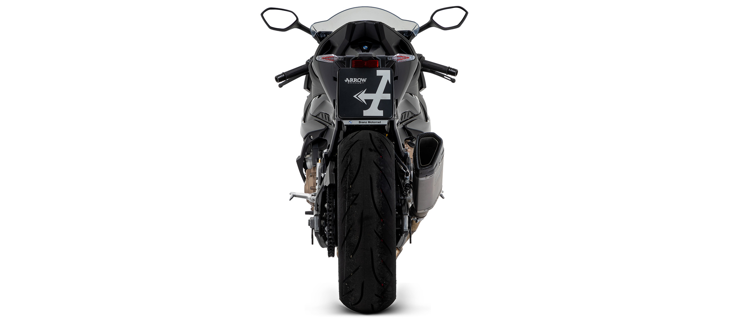 Sistema de escape completo ARROW COMPETITION SBK PISTA DARK Racing-Titanio para BMW S1000RR 2019-