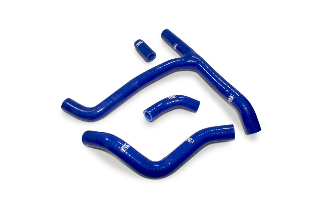 Kit de mangueras de silicona SAMCO SPORT (Factory Re-Routing) azul para Honda CRF250RX Año del modelo 2019-2021