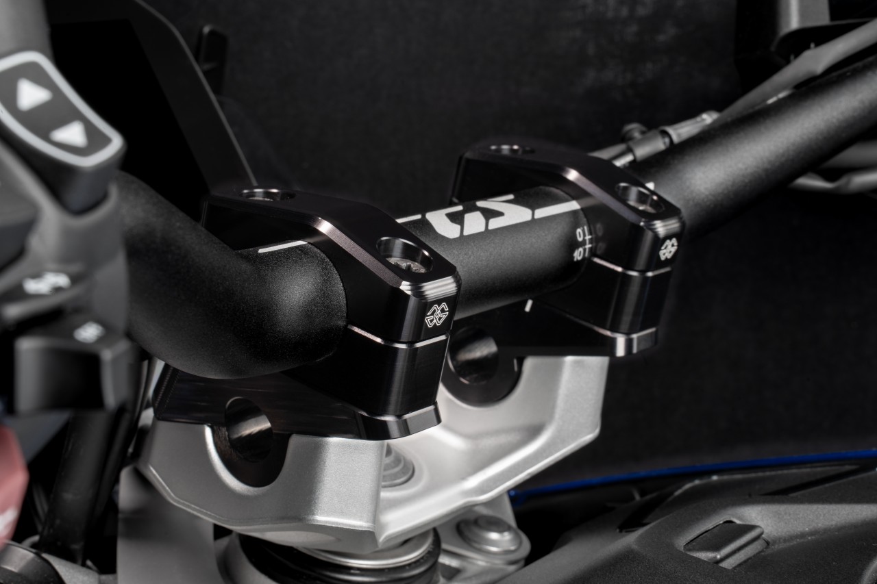 GILLES 1D.GT alzas de manillar negras, para BMW R1300GS /Adventure 2023-