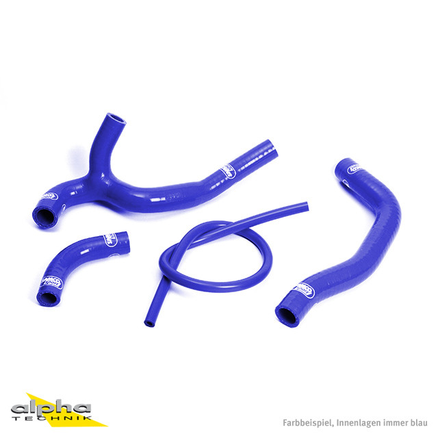 Kit de mangueras de silicona SAMCO SPORT azul para Honda CRF450R año del modelo 2005-2008