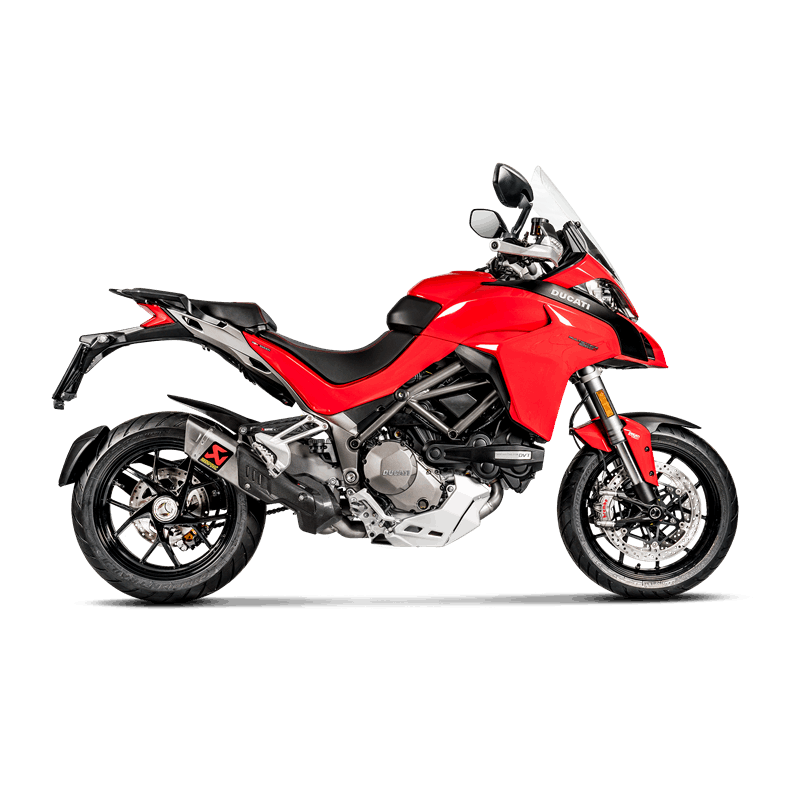 Colector de reemplazo Akrapovic de titanio para Ducati Multistrada 1200 / 1200 S Año del modelo 2015-2017 Multistrada 1260 / 1260 S 2018-