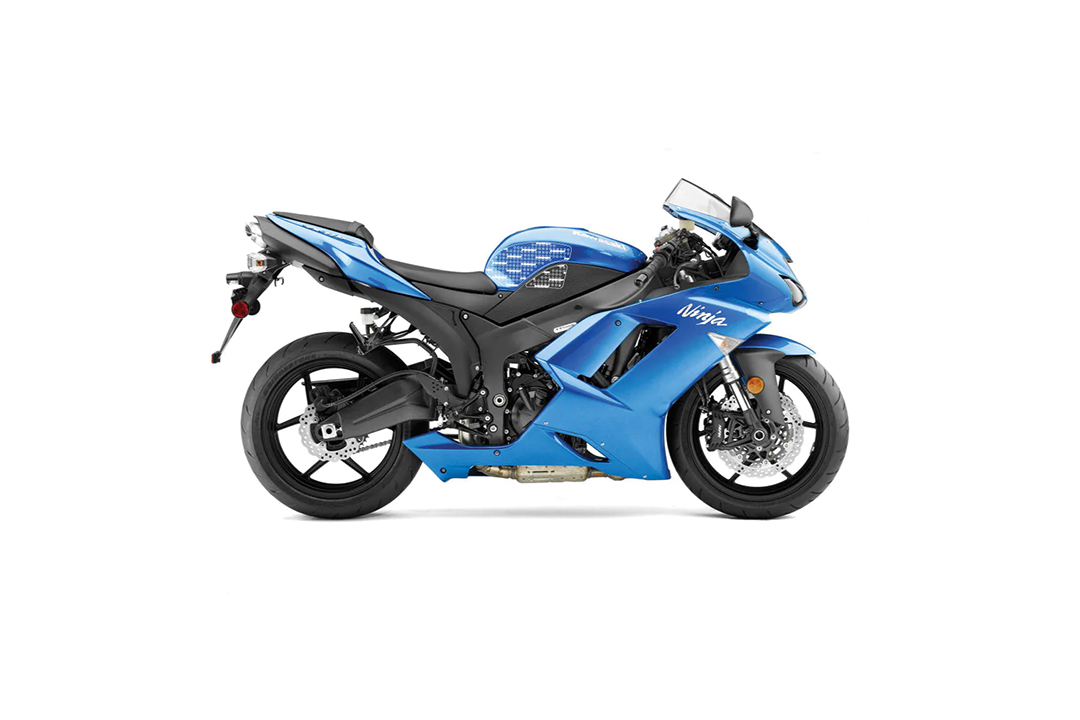 Stompgrip híbrido, Volcano, para Kawasaki ZX6R Ninja, 2007-2008