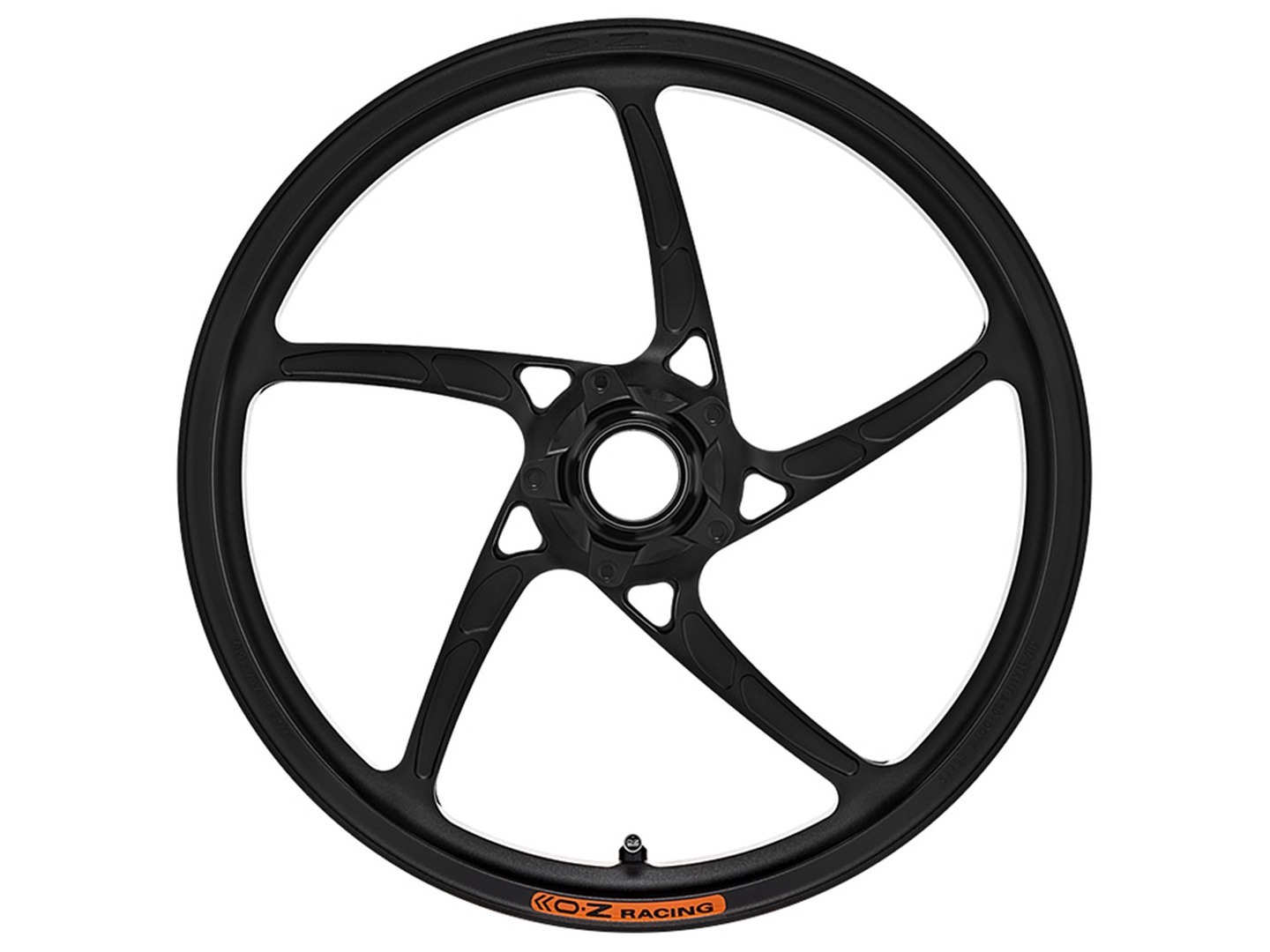 Llanta OZ Piega de aluminio anterior, delanteroe en negro mate para Kawasaki ZX10R Ninja (con llanta estándar), ZXT00S, ZXT02E, ZXT02L, 2016-2024