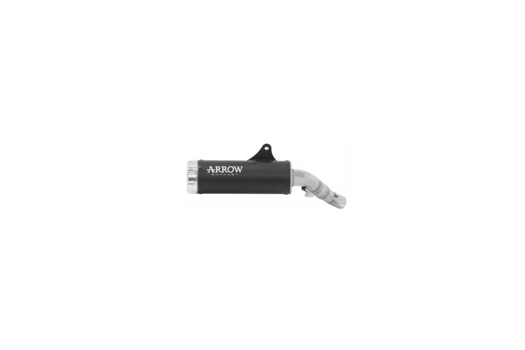 ARROW Escape REBEL DARK Sip-On con tapa final de aluminio para Honda CMX 1100 Rebel año del modelo 2021-