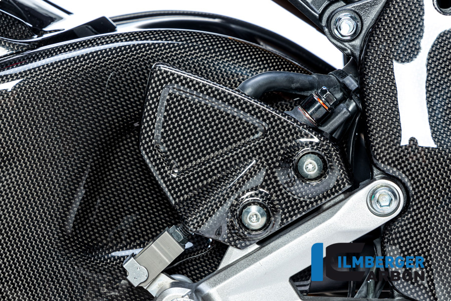 Protector de talón de carbono Ilmberger, brillante, lado derecho para Honda CBR1000RR-R/SP 2020-