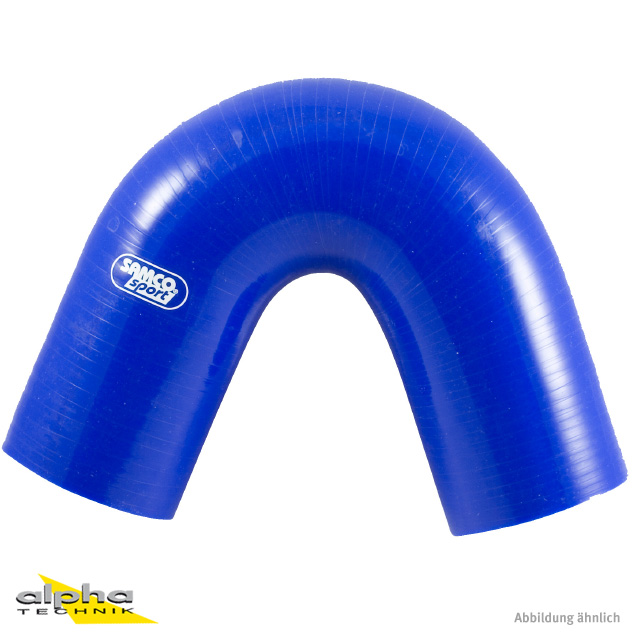 Manguera de silicona Samco, codo estándar de 135 grados, azul
