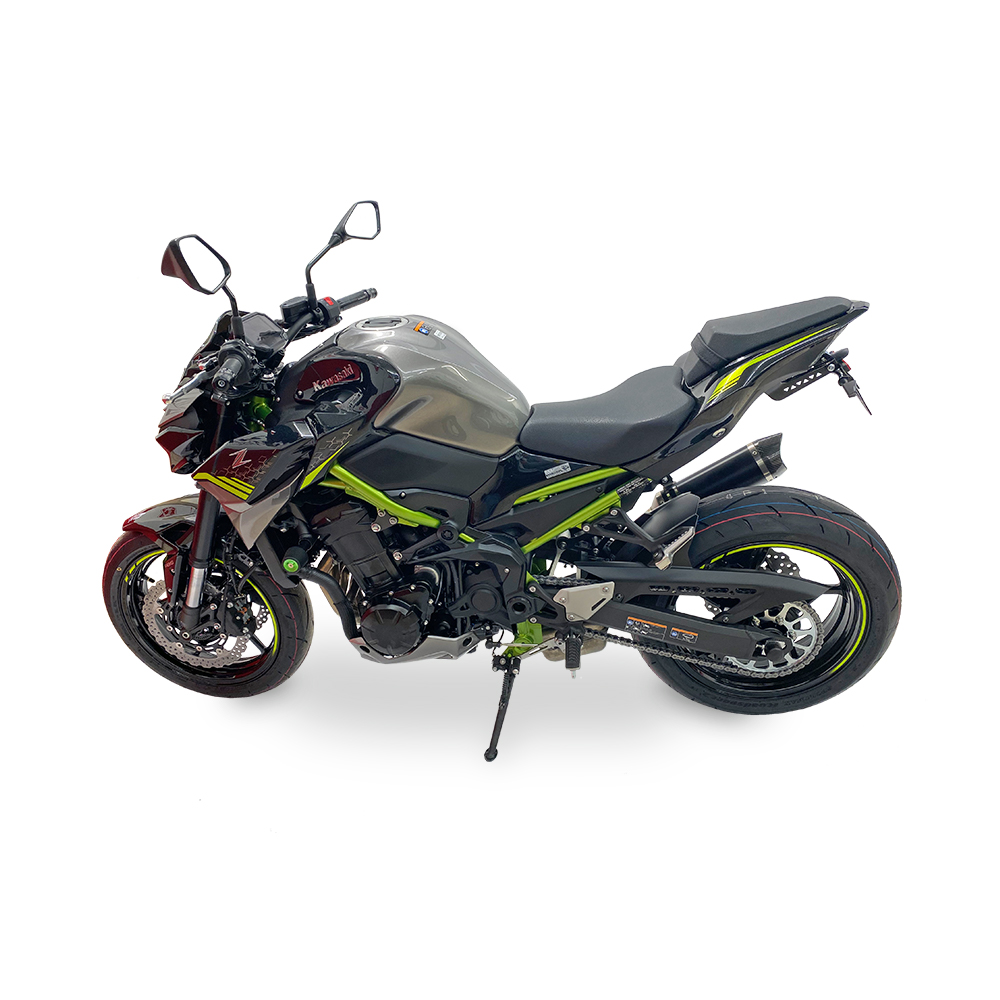 Soporte de matrícula alpha Technik para Kawasaki Z900 año de modelo 2017-