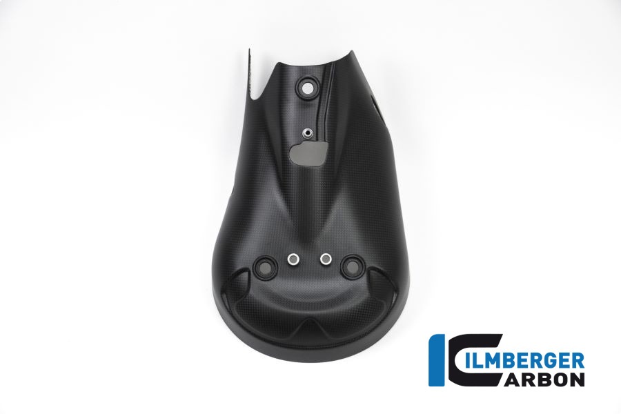 Ilmberger Protector de calor del escape de carbono mate
