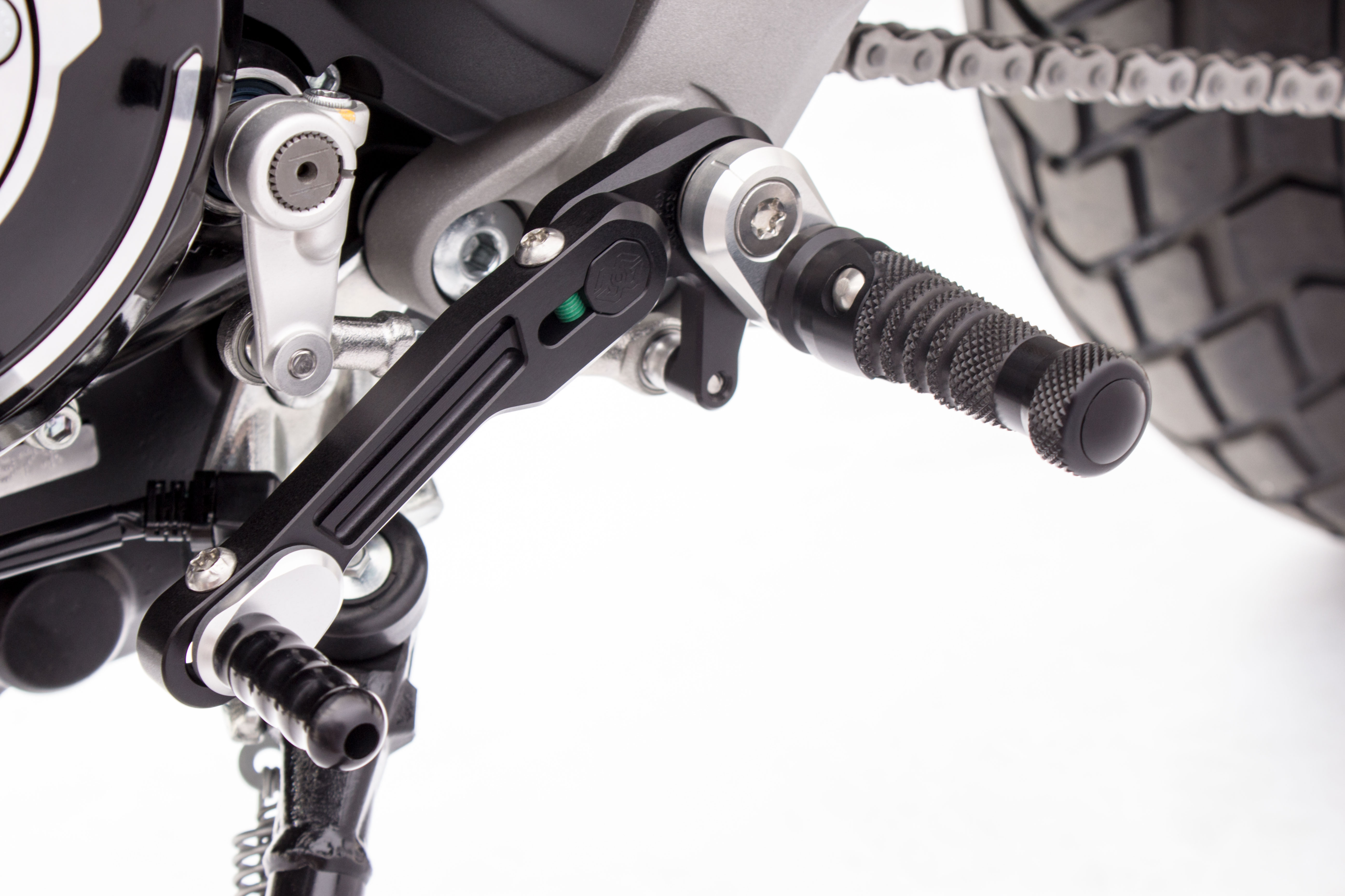 GILLES RCT10 sistema de reposapiés para Ducati Scrambler 1100