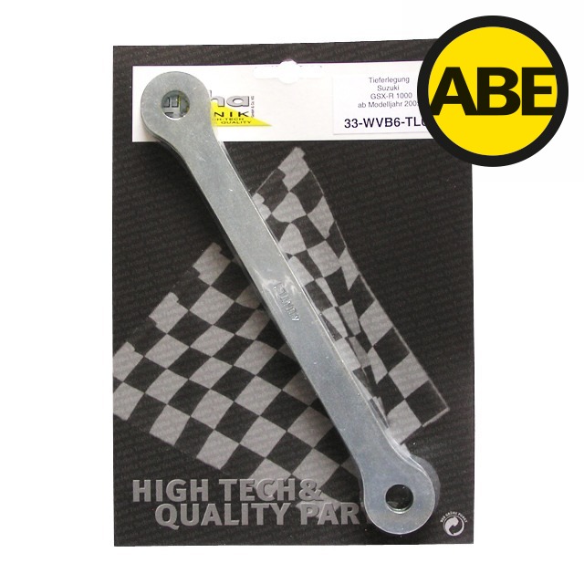 Kit de reducción de altura alpha Technik 25mm para Suzuki GSXR1000; Tipo WVB6; Año del modelo 2005-