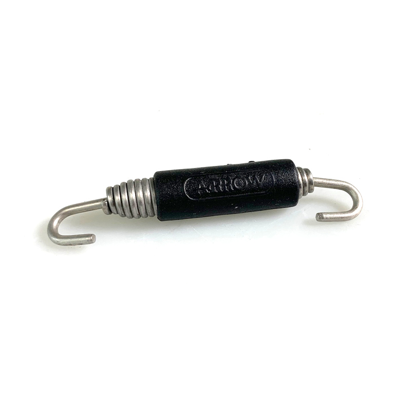 Muelle de tracción ARROW de 80 mm con gancho en U y goma