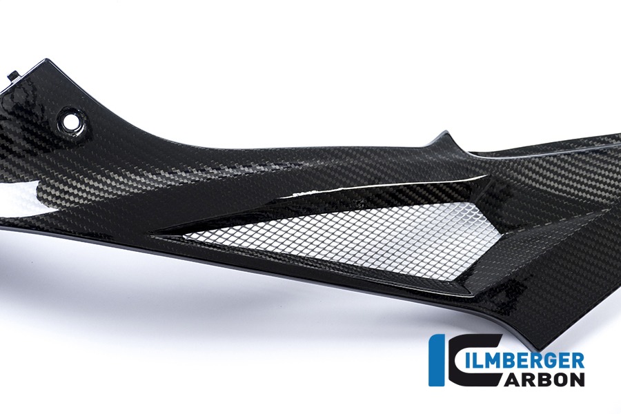 Tapa Lateral de Carbono Ilmberger lado izquierdo en el depósito de gasolina, Carbono