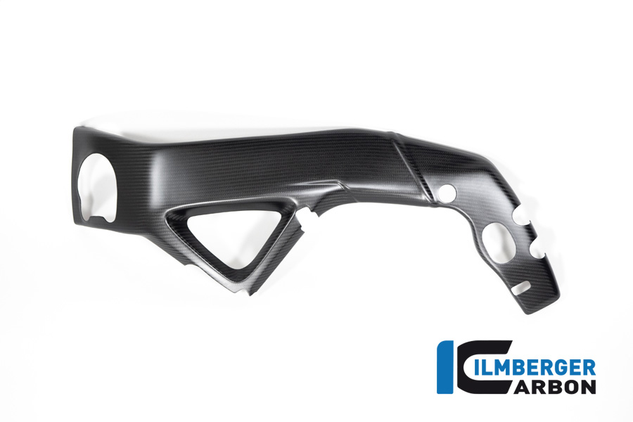 Ilmberger Carbono cubierta de chasis acabado lado izquierdo brillo para Aprilia Tuono V4 2021-