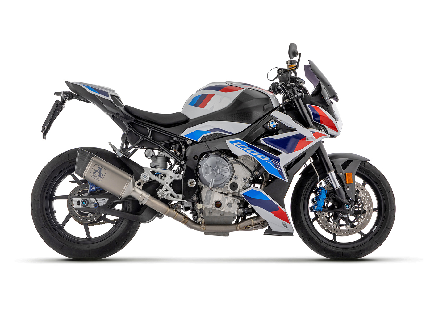 ARROW PISTA Slip-On Titanio para BMW S1000RR a partir de 2019- / S1000R a partir de 2021- / M1000RR a partir de 2020- / M1000R a partir de 2023-