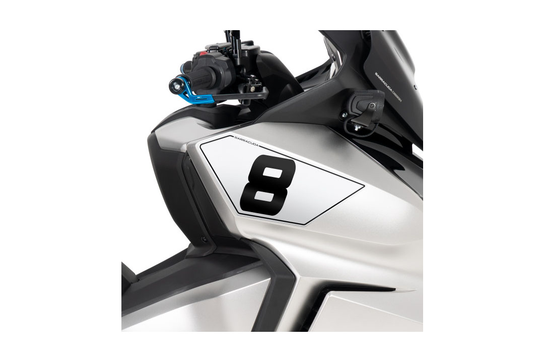 Portanúmeros Barracuda para Honda Forza 750 a partir del año modelo 2021