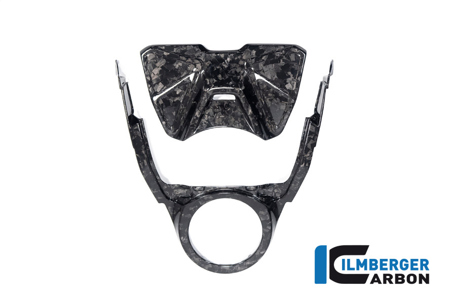 Kit de cubierta superior del depósito de gasolina Ilmberger Carbon, Black Diamond Carbon, brillante, BMW R1300GS 2023-