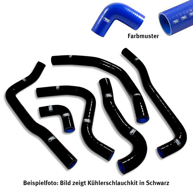 Kit de mangueras de silicona SAMCO SPORT azul para Honda PC800 Pacific Coast Año del modelo 1989-1998
