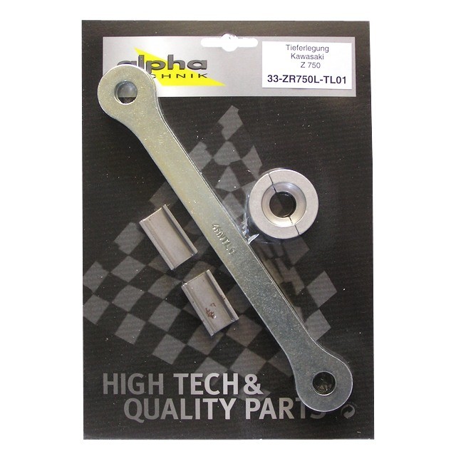 Kit de reducción de altura alpha Technik 30mm para Kawasaki Z750; Tipo ZR750L; Año del modelo 2007-