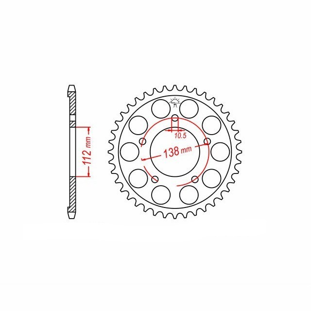 corona de Aluminio, YAMAHA Z-50