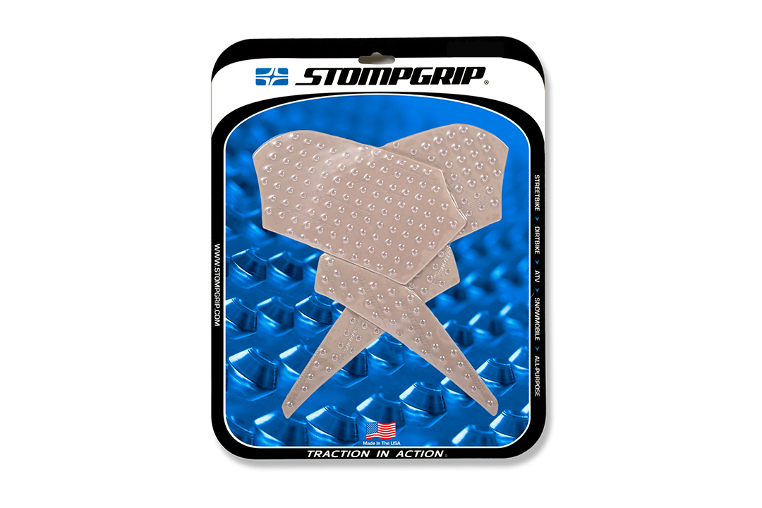 Stompgrip transparente, Volcano, para Kawasaki Versys 650, 2015-2021
